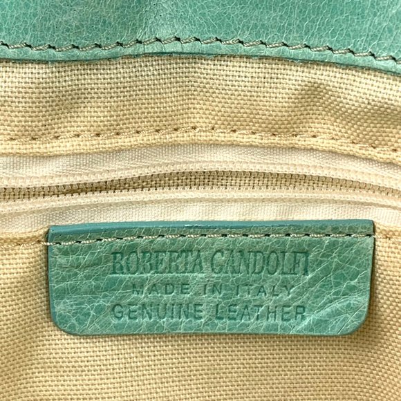ROBERTA GANDOLFI Italian Leather Shoulderbag - Picture 9 of 10